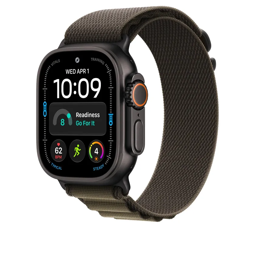 49mm Olive foncé Boucle Alpine - Medium - Noir Titanium Finish