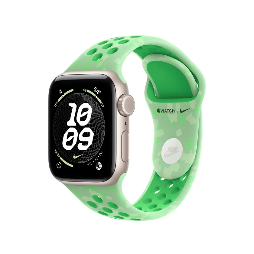 40mm Green Spark Nike Bracelet Sport - S/M