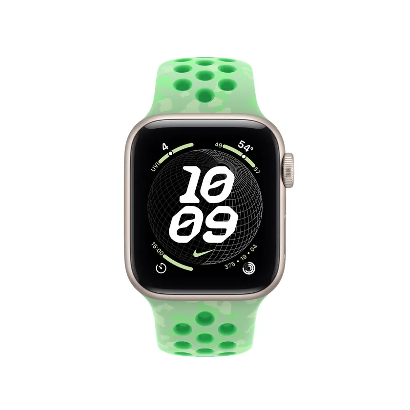 40mm Green Spark Nike Bracelet Sport - S/M