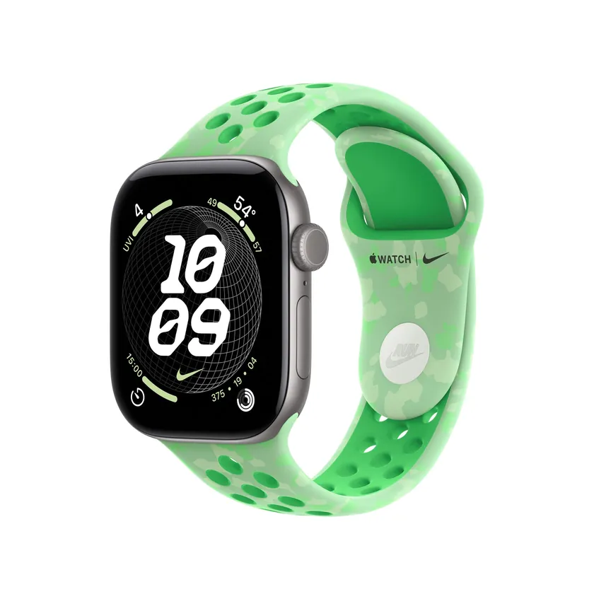 42mm Green Spark Nike Bracelet Sport - S/M