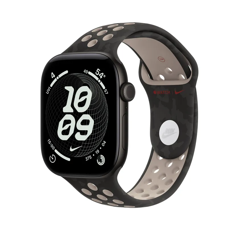 46mm After Dark Noir Nike Bracelet Sport - M/L