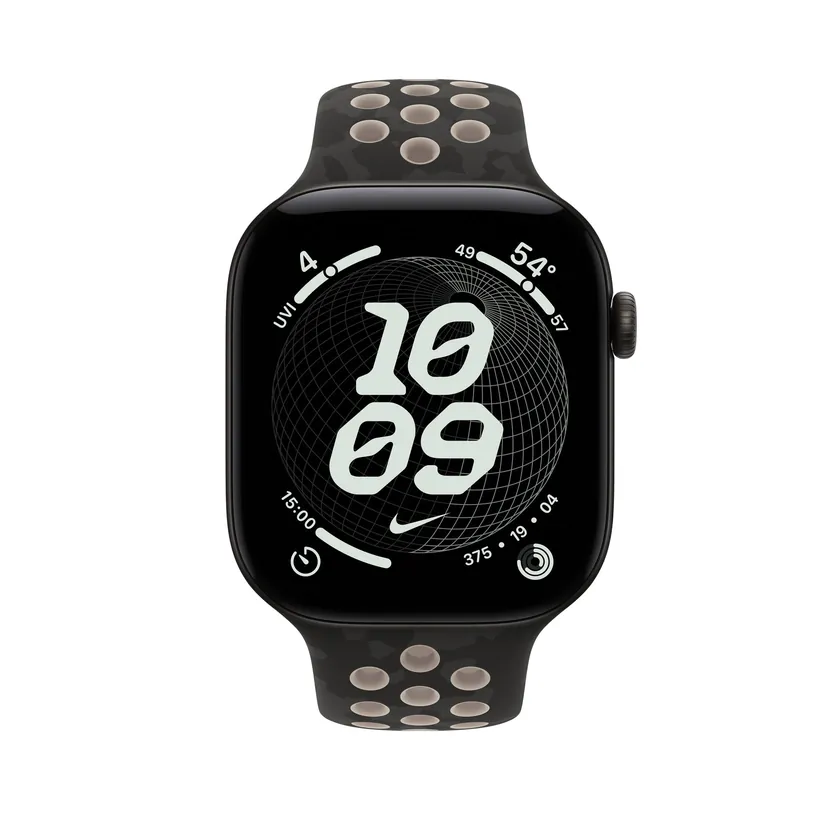46mm After Dark Noir Nike Bracelet Sport - M/L