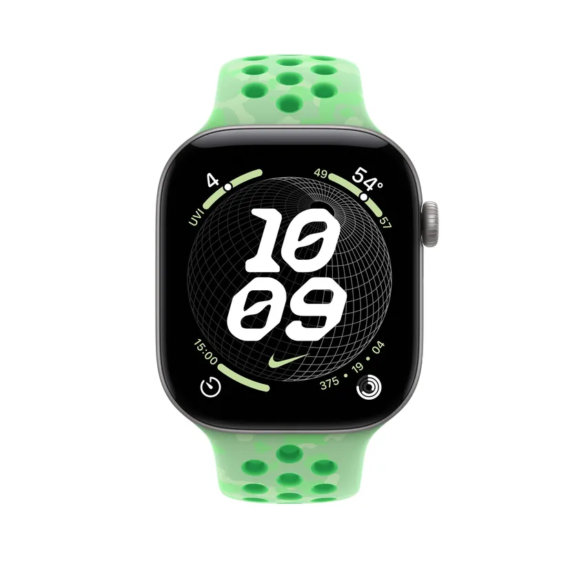 46mm Green Spark Nike Bracelet Sport - S/M