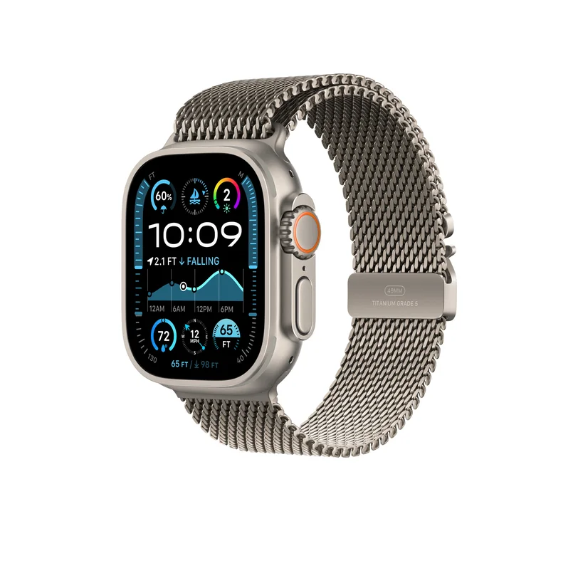 Boucle milanaise 49 mm Titane naturel — Small