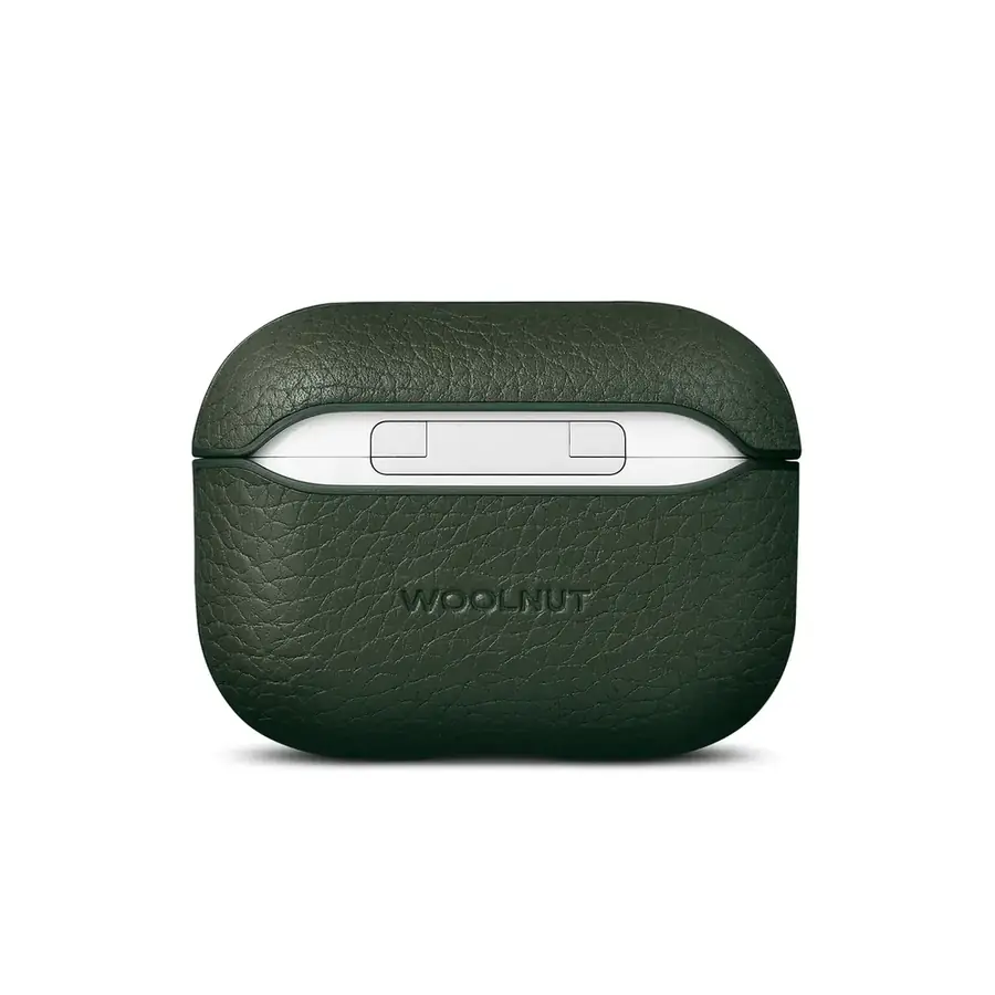 Woolnut coque cuir AirPods Pro 3 — Vert