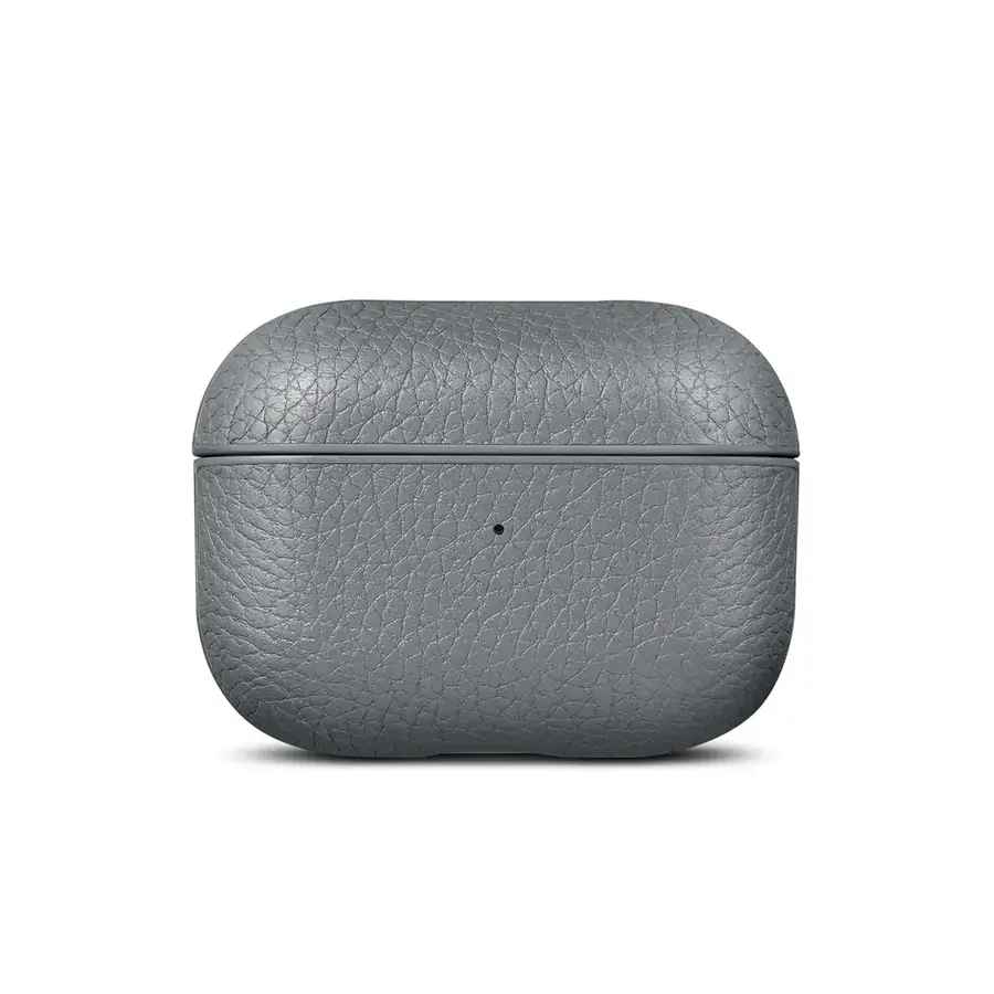 Woolnut coque cuir AirPods Pro 3 — Gris sidéral