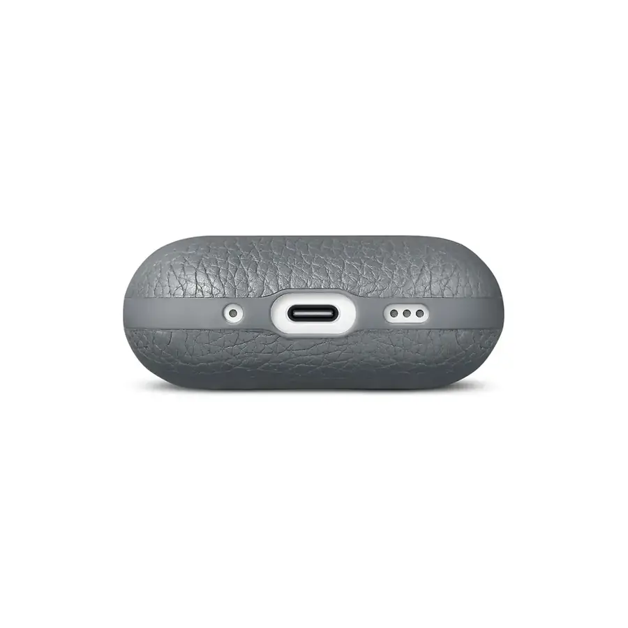 Woolnut coque cuir AirPods Pro 3 — Gris sidéral