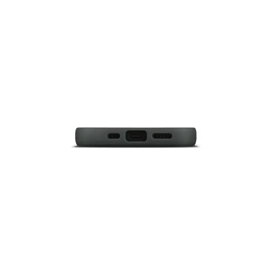 Coque cuir Woolnut iPhone 17 — Noir