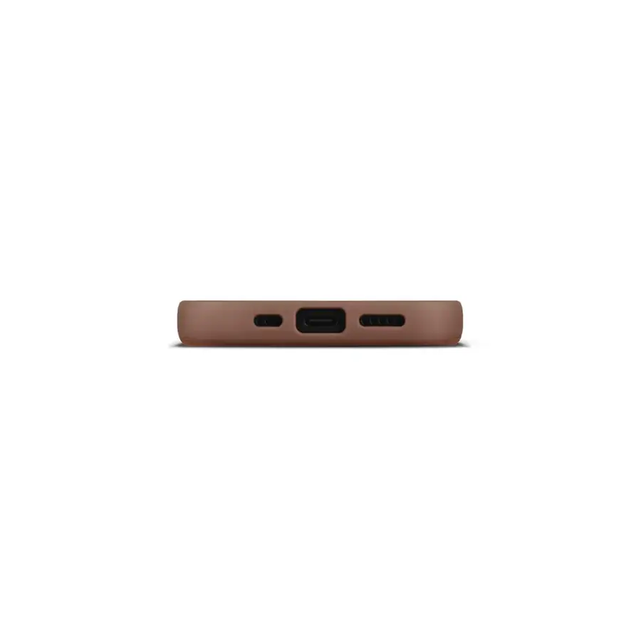 Coque cuir Woolnut iPhone 17 — Cognac