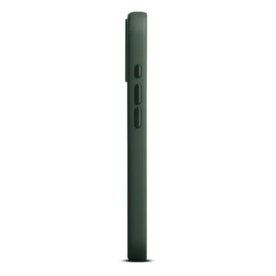 Coque cuir Woolnut iPhone 17 — Vert