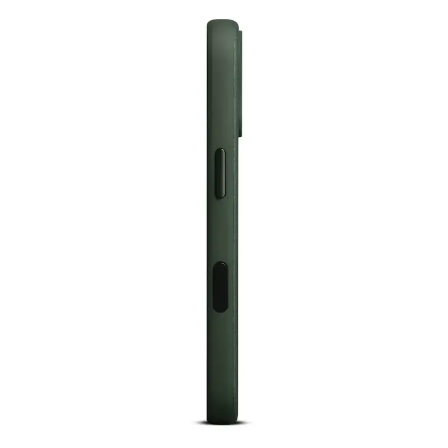 Coque cuir Woolnut iPhone 17 — Vert