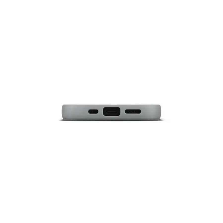 Coque cuir Woolnut iPhone 17 — Gris sidéral