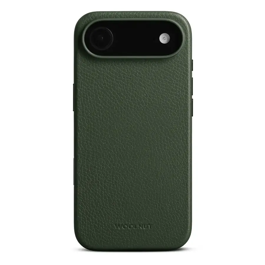 Coque cuir Woolnut iPhone Air — Vert