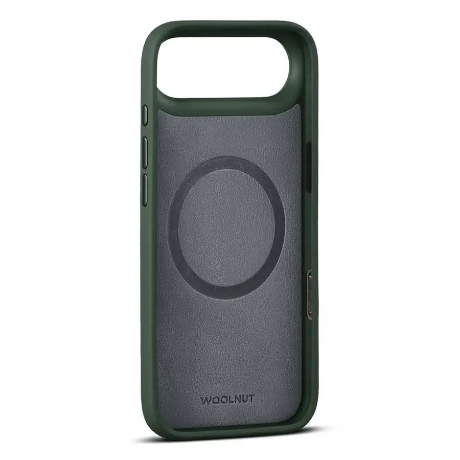 Coque cuir Woolnut iPhone Air — Vert