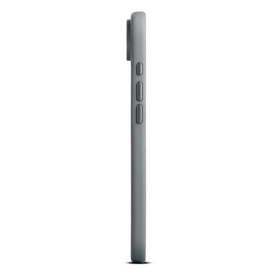 Coque cuir Woolnut iPhone Air — Gris sidéral