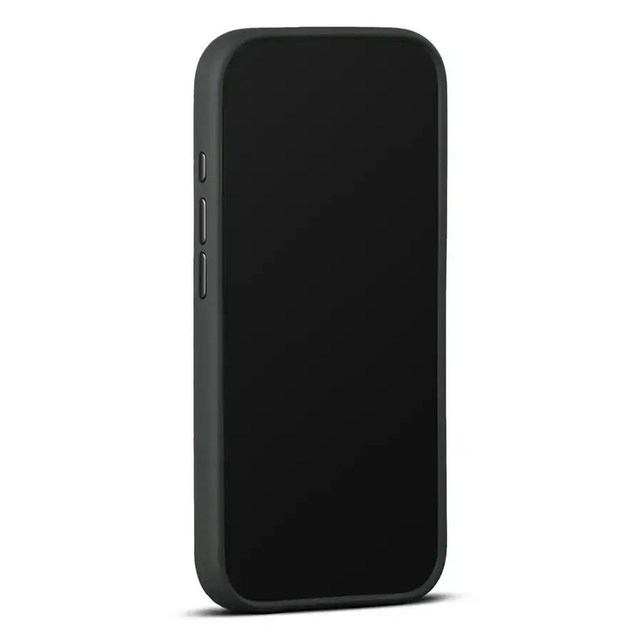 Coque cuir Woolnut iPhone 17 Pro — Noir