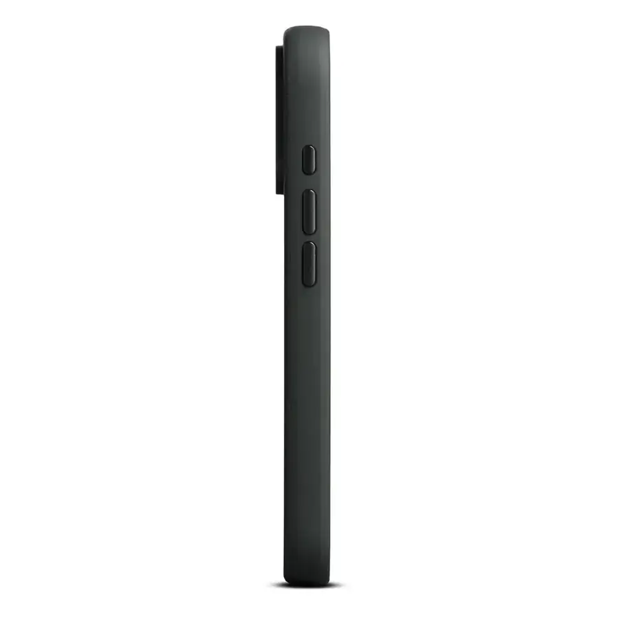 Coque cuir Woolnut iPhone 17 Pro — Noir
