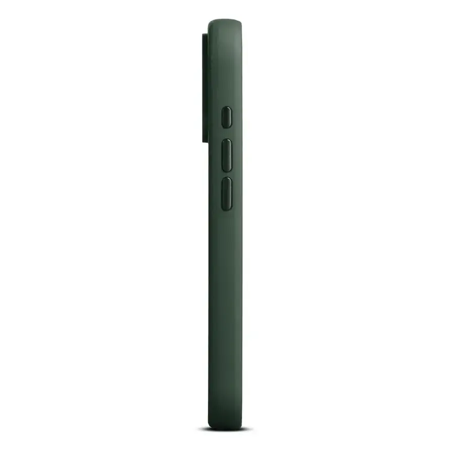 Coque cuir Woolnut iPhone 17 Pro — Vert