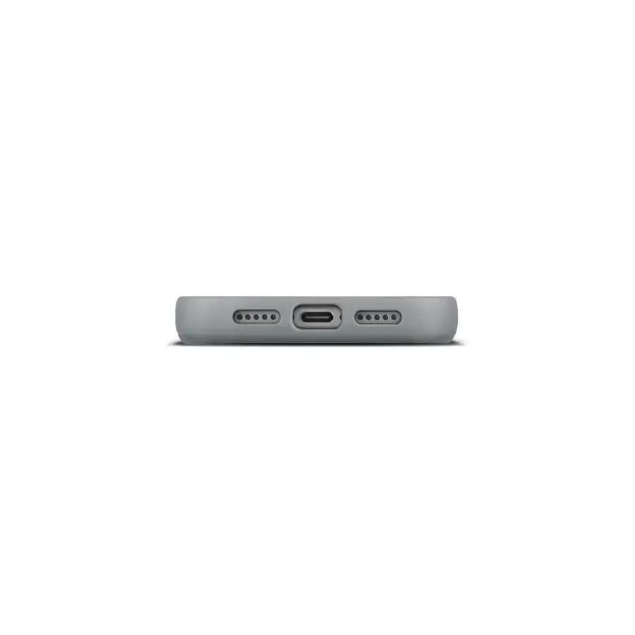 Coque cuir Woolnut iPhone 17 Pro — Gris sidéral