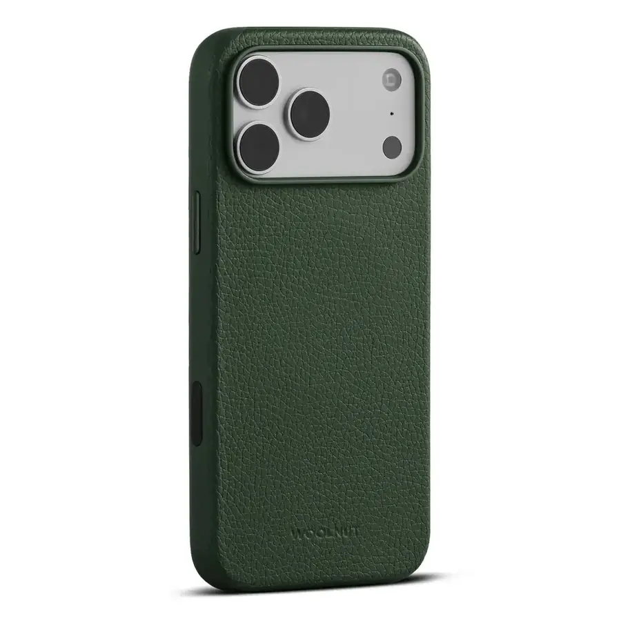 Coque cuir Woolnut iPhone 17 Pro Max — Vert