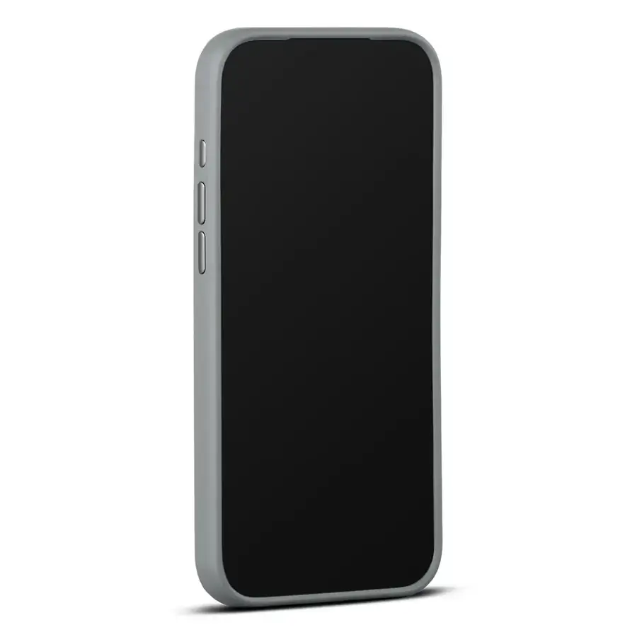 Coque cuir Woolnut iPhone 17 Pro Max — Gris sidéral