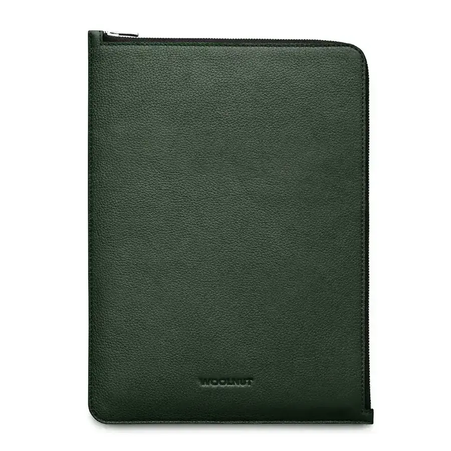 Woolnut folio cuir pour MacBook 13/14 pouces — Vert