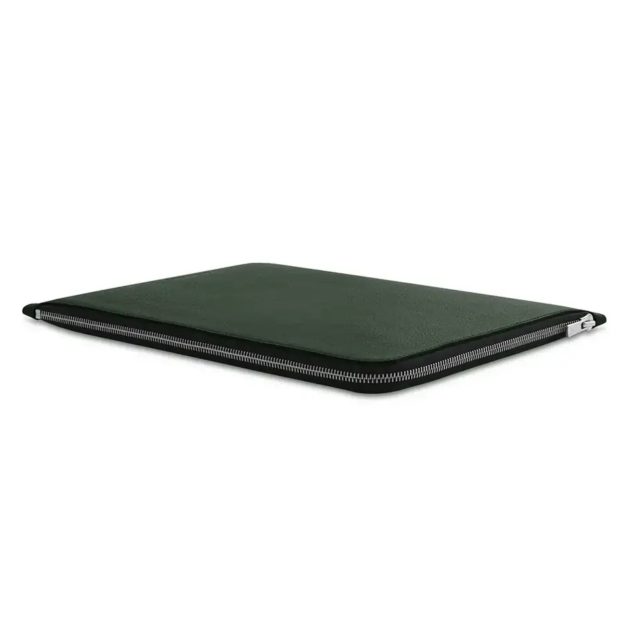 Woolnut folio cuir pour MacBook 13/14 pouces — Vert