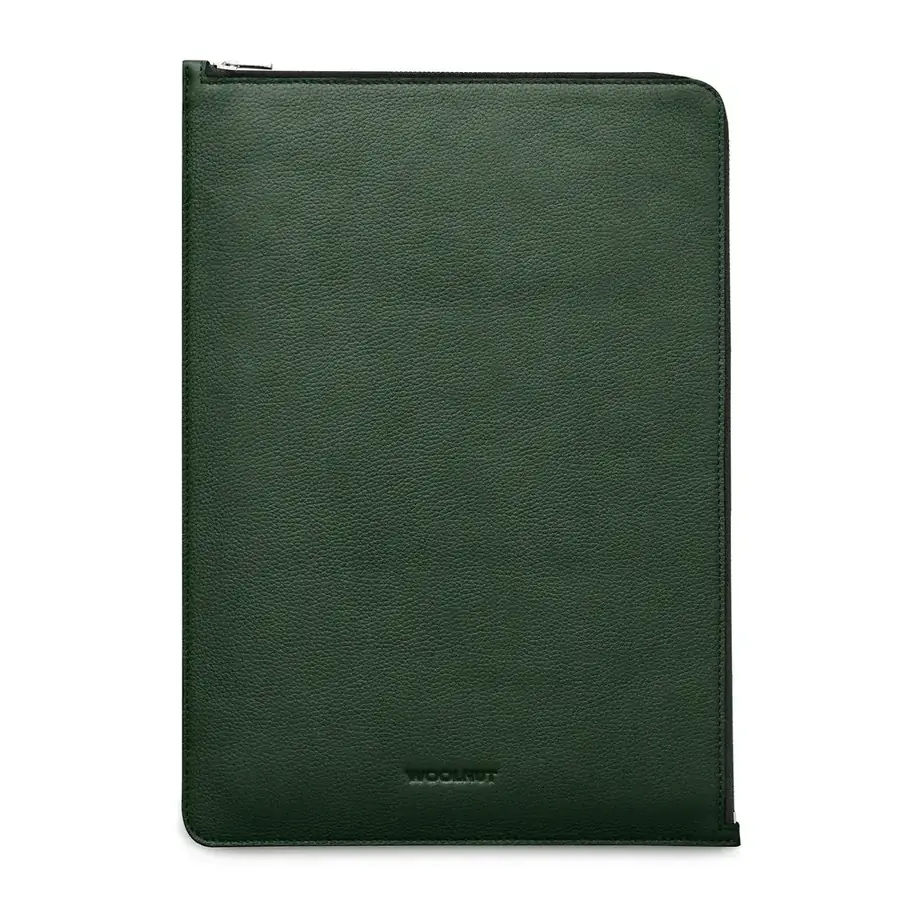 Woolnut folio cuir pour MacBook Pro 16 pouces — Vert