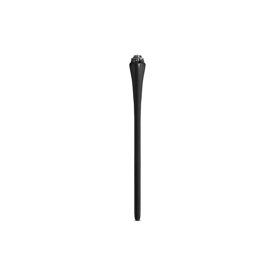Woolnut pochette cuir plate — Noir