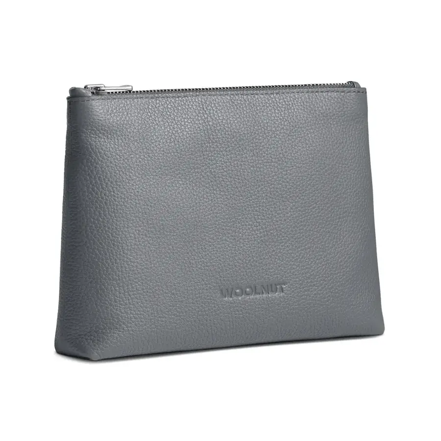 Woolnut pochette cuir — Gris sidéral