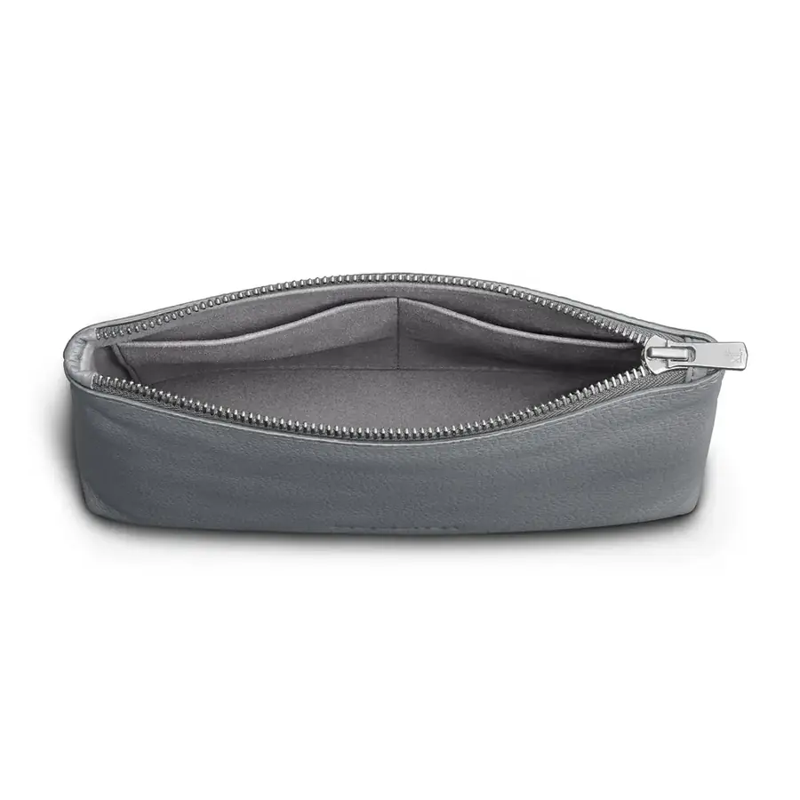Woolnut pochette cuir — Gris sidéral