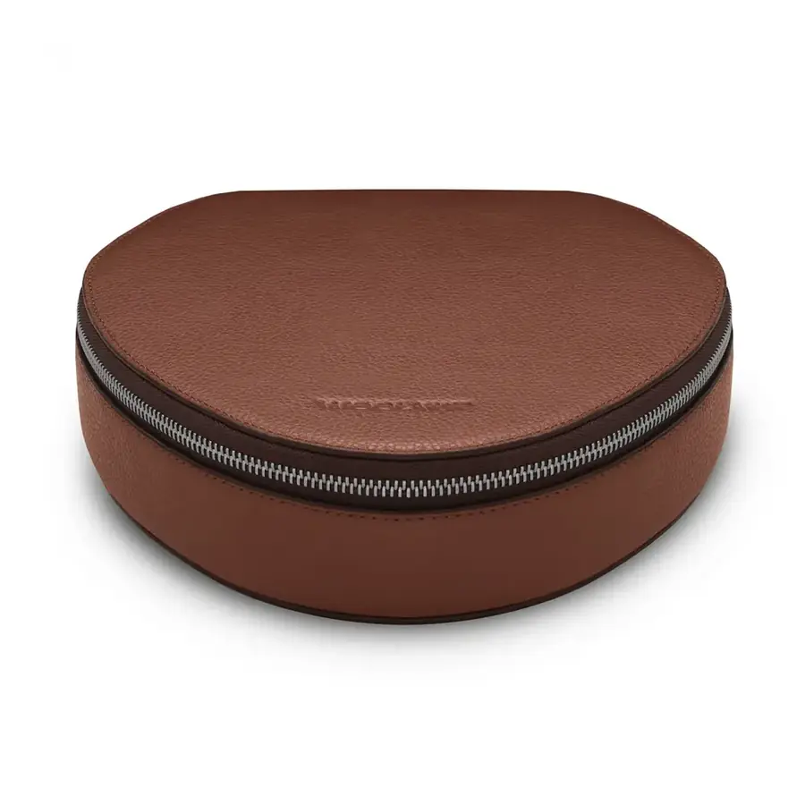 Woolnut coque cuir AirPods Max — Cognac