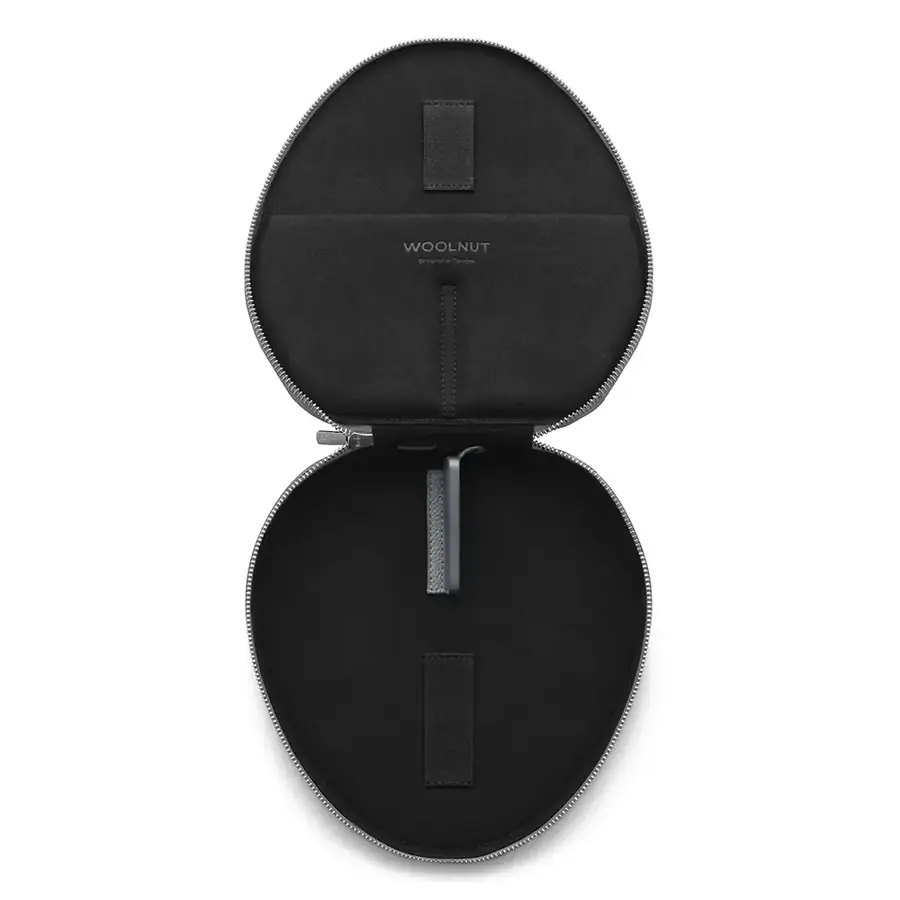 Woolnut coque cuir AirPods Max — Gris sidéral