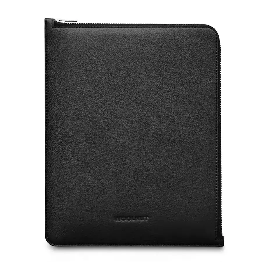 Woolnut folio cuir pour iPad Pro et Air 11 pouces — Noir