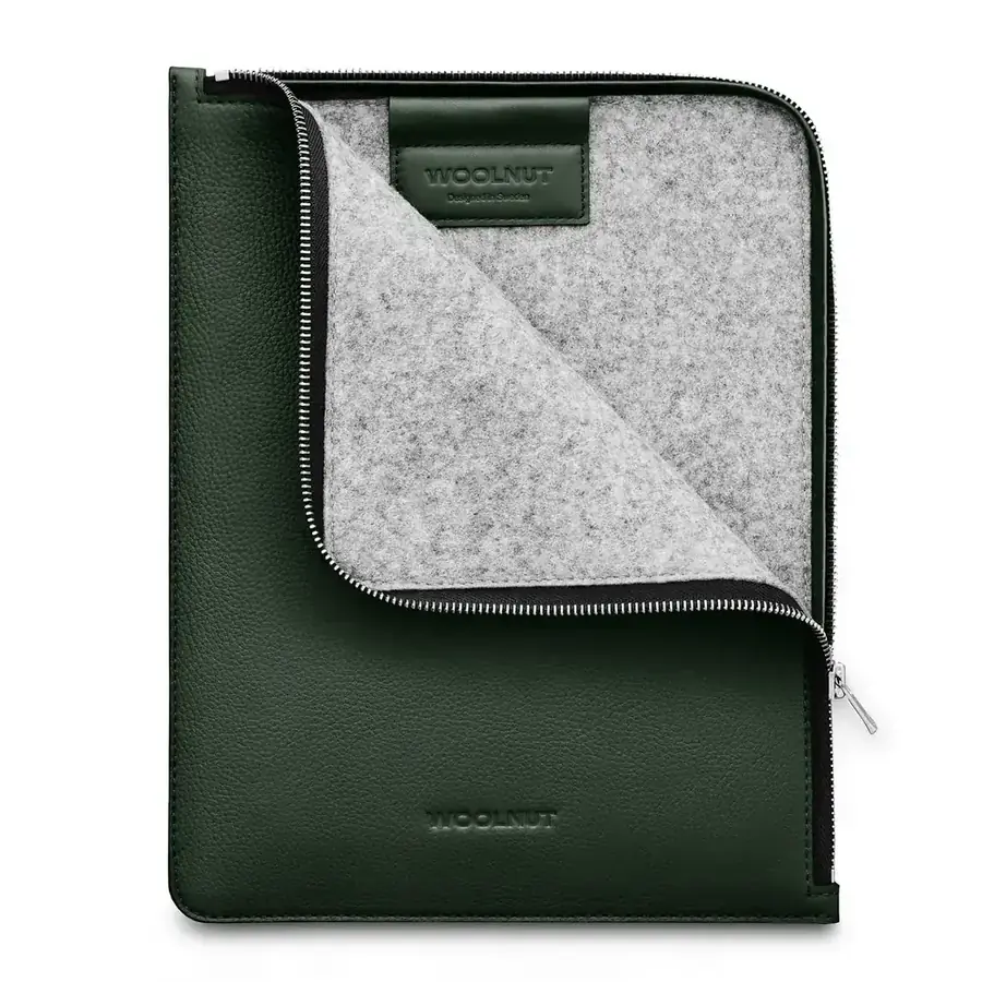Woolnut folio cuir pour iPad Pro et Air 11 pouces — Vert