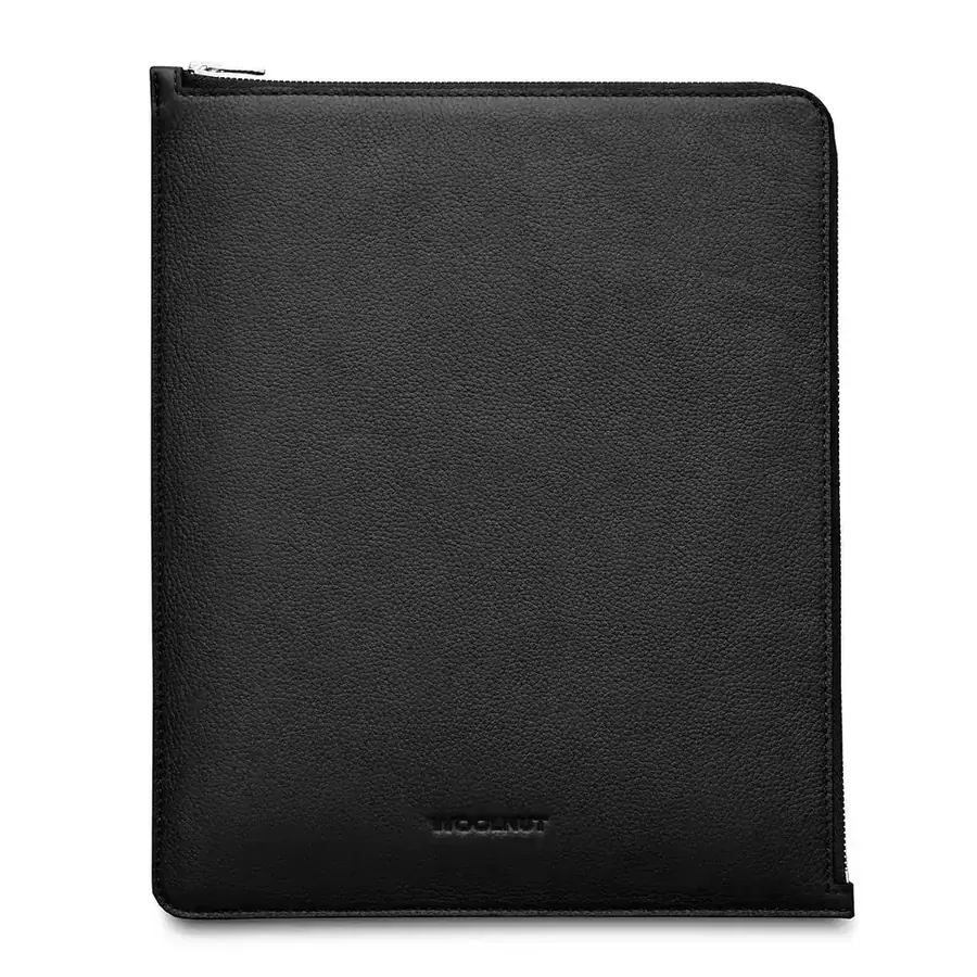 Woolnut folio cuir pour iPad Pro et Air 13 pouces — Noir