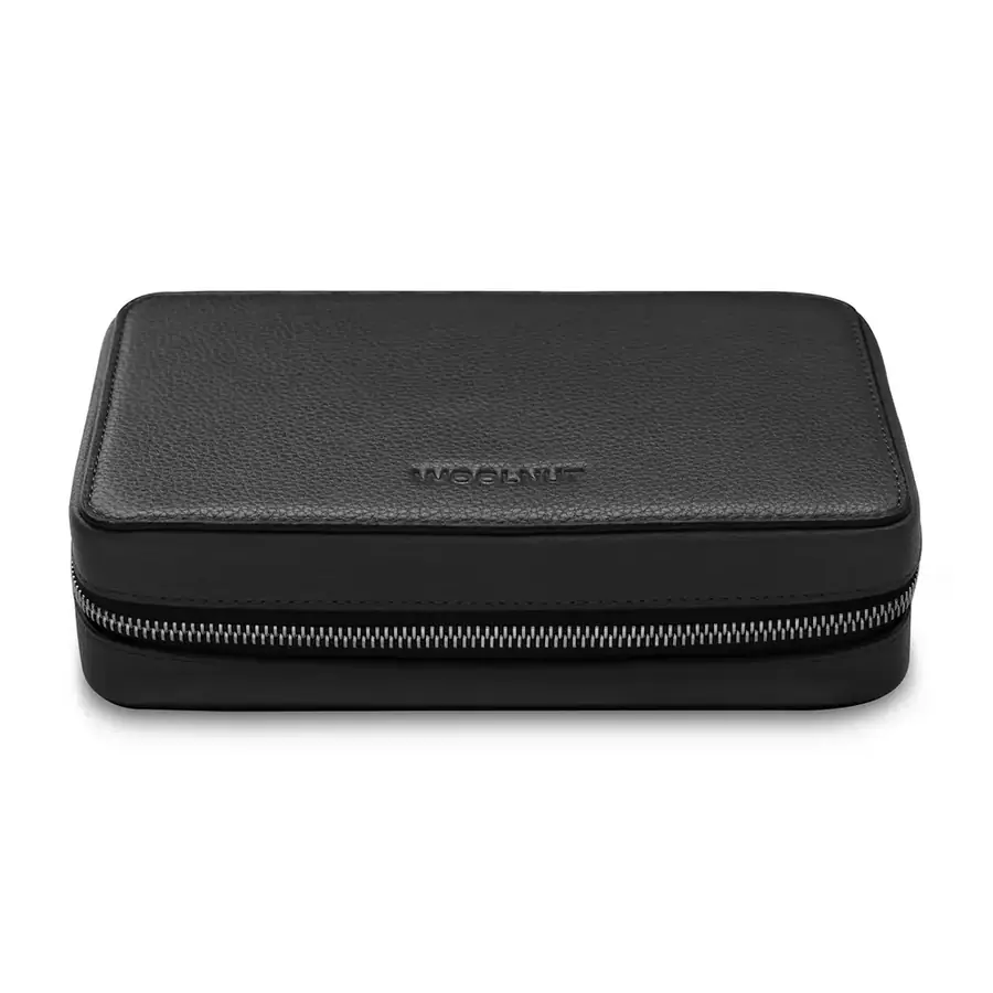 Woolnut organiseur tech cuir — Noir
