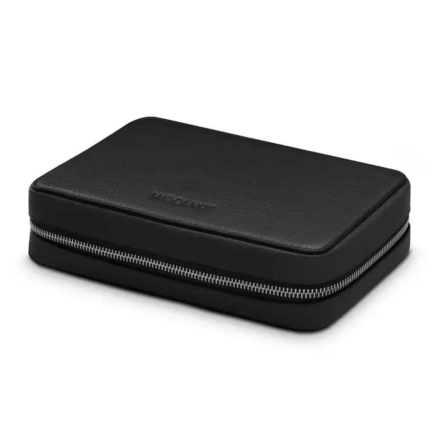 Woolnut organiseur tech cuir — Noir