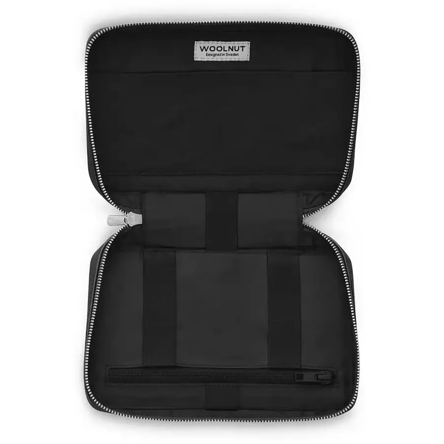 Woolnut organiseur tech cuir — Noir