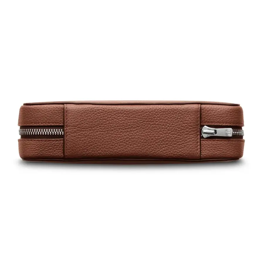 Woolnut organiseur tech cuir — Cognac