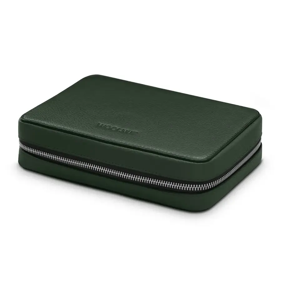 Woolnut organiseur tech cuir — Vert