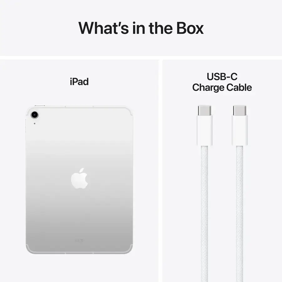 iPad (A16) 11 pouces Wi‑Fi + Cellular 128 Go — Argent