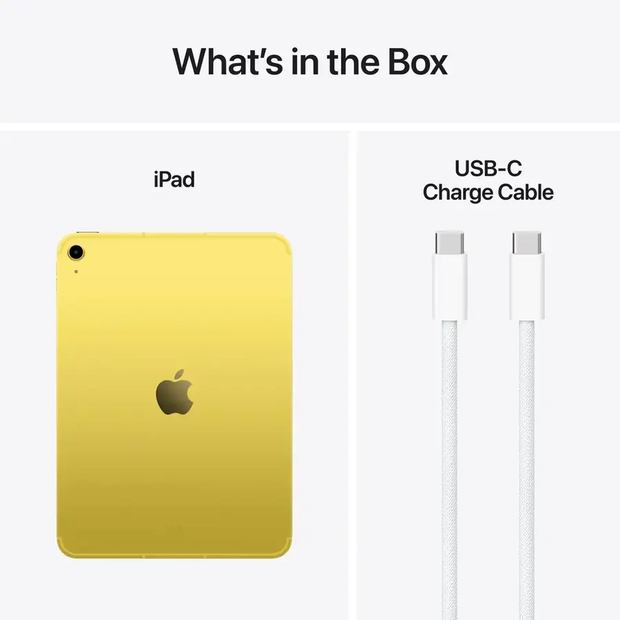 iPad (A16) 11 pouces Wi‑Fi + Cellular 128 Go — Jaune