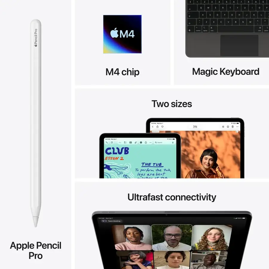 iPad Air M4 11 pouces Wi‑Fi 1 To — Gris sidéral