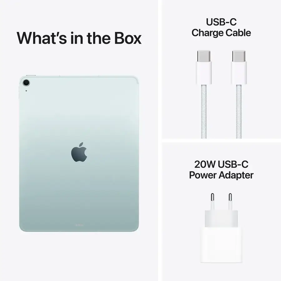 iPad Air M4 13 pouces Wi‑Fi + Cellular 128 Go — Bleu