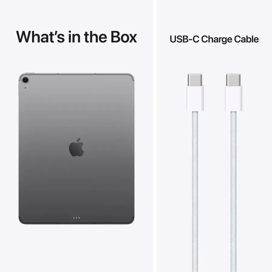 iPad Air M4 13 pouces Wi‑Fi + Cellular 1 To — Gris sidéral