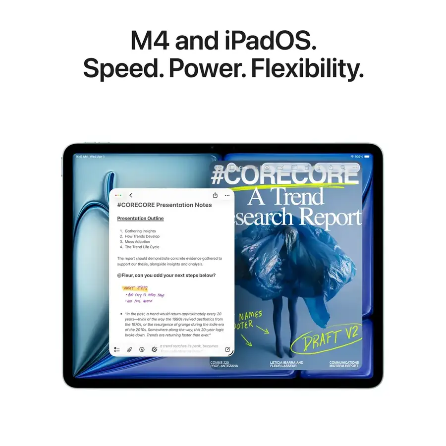 iPad Air M4 13 pouces Wi‑Fi 256 Go — Violet