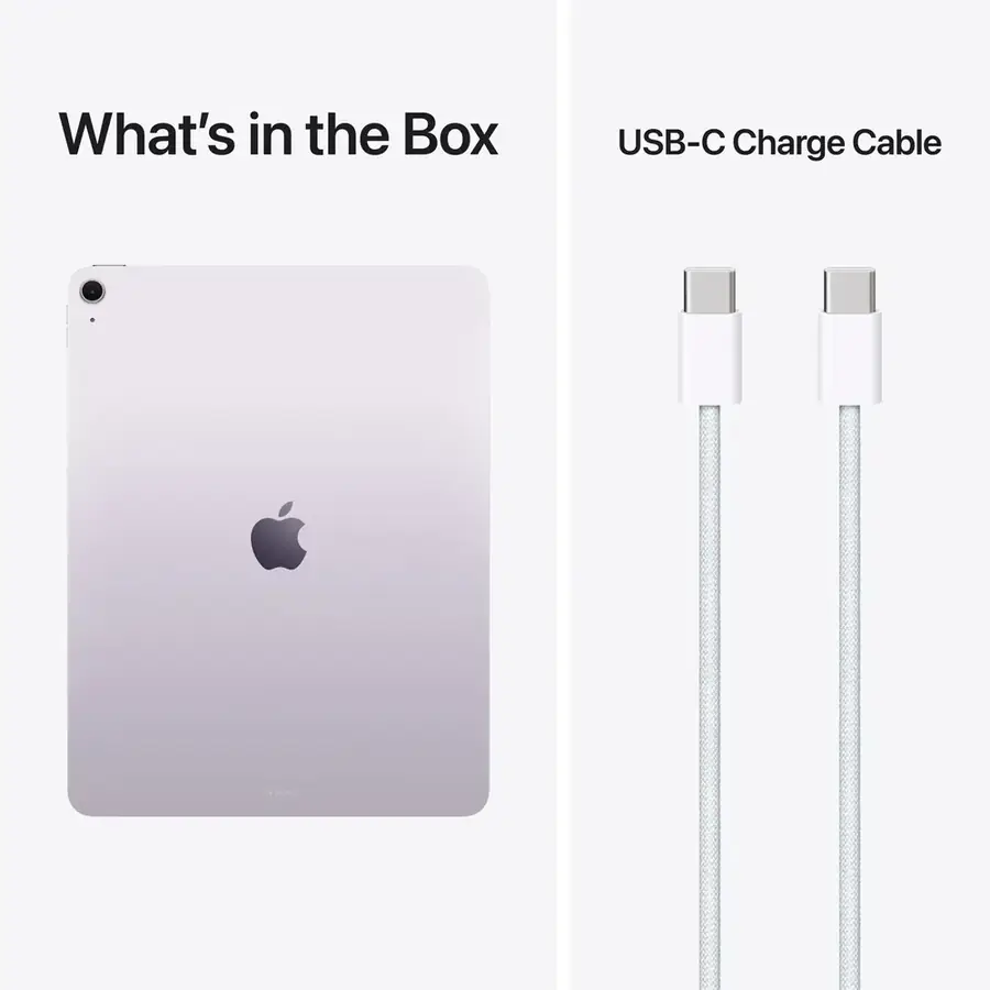 iPad Air M4 13 pouces Wi‑Fi 256 Go — Violet