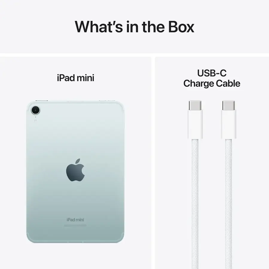 iPad mini (A17 Pro) Wi‑Fi + Cellular 512 Go — Bleu