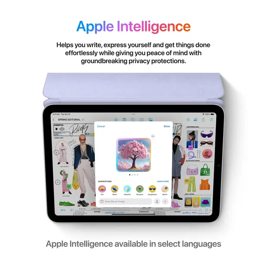 iPad mini (A17 Pro) Wi‑Fi 128 Go — Bleu